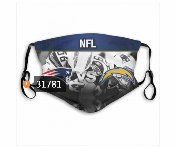 NFL Los Angeles Chargers  1742020 Dust mask with filter